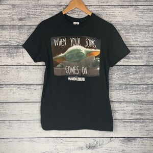 Baby Yoda Mandalorian Delta Music Vibe Tee
